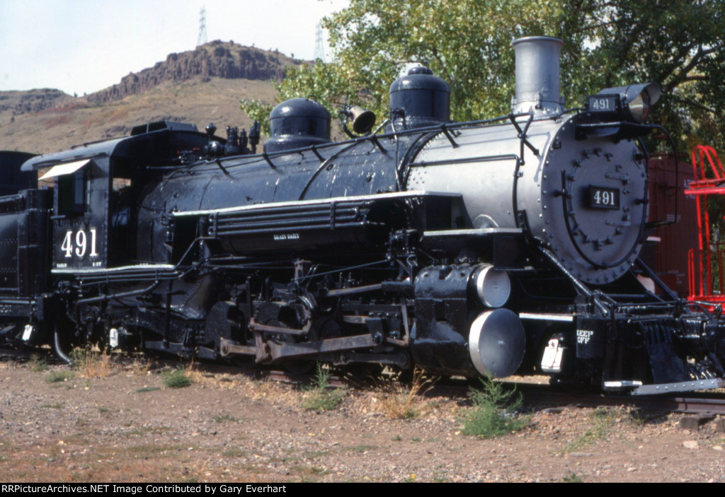 DRGW 2-8-2 ng #491 - Denver & Rio Grande Western